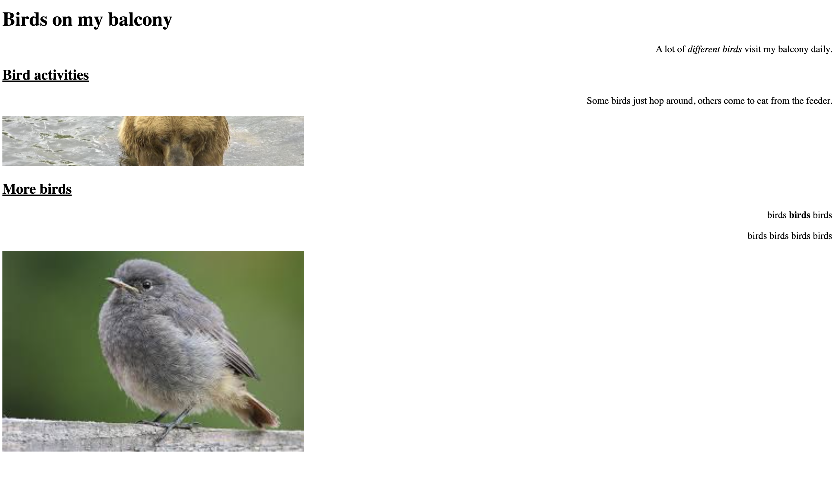 Animal Page